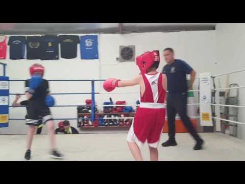 Tadgh fight for Cabra boxing club in the red on 22.6.17