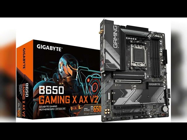 Vídeo relacionado con GIGABYTE B650 Gaming X AX V2 Placa Base - AMD Ryzen Serie 9000, VRM de 8+2+2 Fases, hasta 8000 MHz DDR5 (OC), 1xPCIe 5.0 + 2xPCIe 4.0 M.2, LAN 2,5 GbE, WiFi 6E, USB 3.2 Gen 2