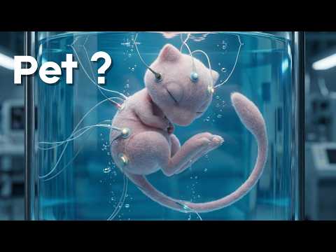 "I Found a Floating Pink Alien Cat... MEW?! (Realistic Pokemon Simulation)"