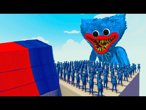 100x HUGGY WUGGY + 1x GIANT vs EVERY GOD - Totally Accurate Battle Simulator TABS