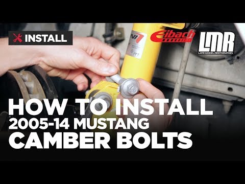 Mustang Eibach Camber Adjustment Bolts Install (2005-14)