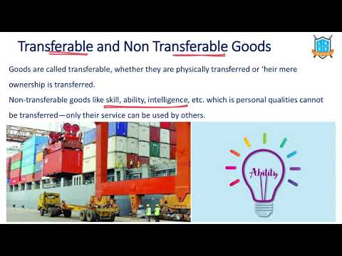 What is Transferable Good vs Non Transferable Good ? || Types of Goods అంటే ఏమిటి?