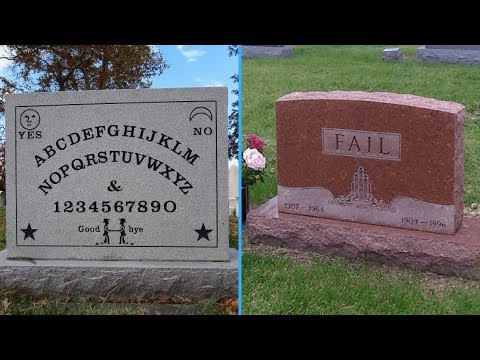 Funny Grave Marker Sayings Video