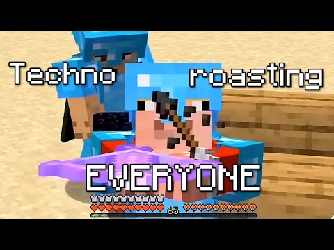 Technoblade roasting everybody for 14 minutes straight