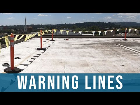 Warning Line | OSHA, Fall Protection Training, Roofing Work, Workplace Accidents