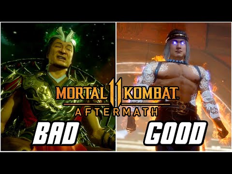 Mortal Kombat 11: Aftermath DLC - All ENDINGS (Bad & Good)