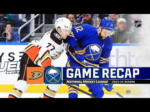 Anaheim Ducks vs Buffalo Sabres | February 19, 2024 | Game Highlights | NHL Regular Season