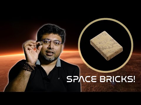 Space bricks for Moon and Mars through sintering tech