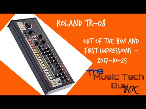 Roland TR-08 - Out of the box and first impressions - 2017-10-25