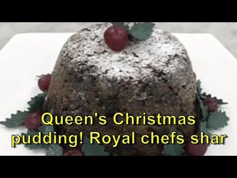 Queen's Christmas pudding! Royal chefs share the 13-step recipe they whip up for Her Majesty - but