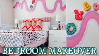 DIY BEDROOM MAKEOVER ON A BUDGET | DECORATING IDEAS | DOPAMINE DECOR | DIY ROOM MAKEOVER