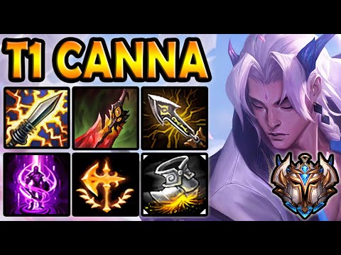 Yone TOP vs Akali [ T1 Canna ] Korea Challenger ✔️