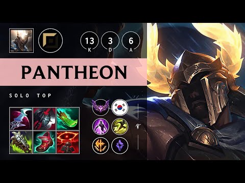 Pantheon Top vs Dr. Mundo - KR Master Patch 25.10