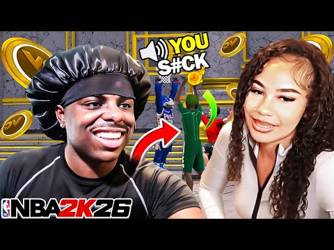 NBA 2K26 but my CRUSH talks while I play...😂 *HILARIOUS*