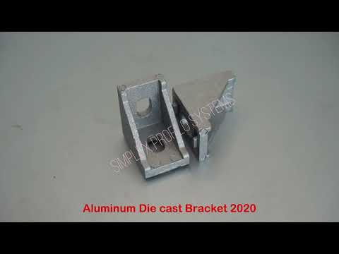 Aluminium dcbk 2020 aluminum diecast angle bracket 2020