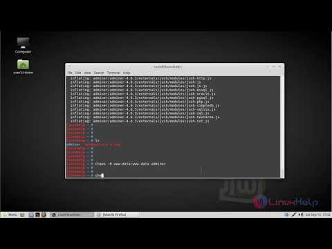 How To Install Adminer On Linux Mint 18.03 | LinuxHelp Tutorials