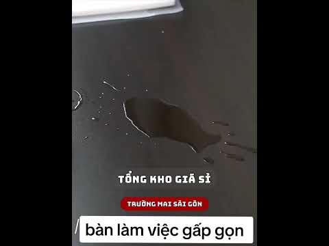 Bàn Làm Việc Văn Phòng Chân Sắt Gấp Gọn - BLV1