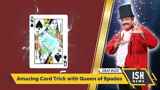 Amazing Card Trick with  Queen of Spades