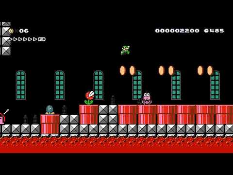 7-3 Ludwig's Stronghold by zachberry 🍄 Super Mario Maker 2 ✹Switch✹ #bcy