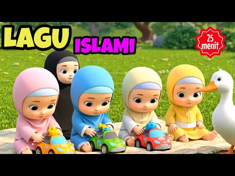 Lagu anak islami 25 menit - sholawat busyro, allahul kahfi, aku mau ke mekkah