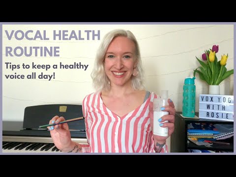 Vocal Health Routine | How to take care of your voice throughout the day | Voice Care Tips 🗣💙