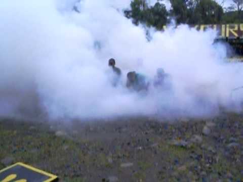 Curso de IWIAS del Ecuador  "DEMONIOS DE LA SELVA" 100% gas lagrimógeno.AVI