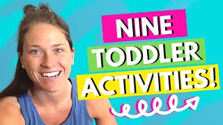 9 Activities to Entertain 2 Year Olds!