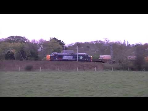 DRS 37409 tnt 37608. 6C52 Flasks. Hest Bank. 29/10/14