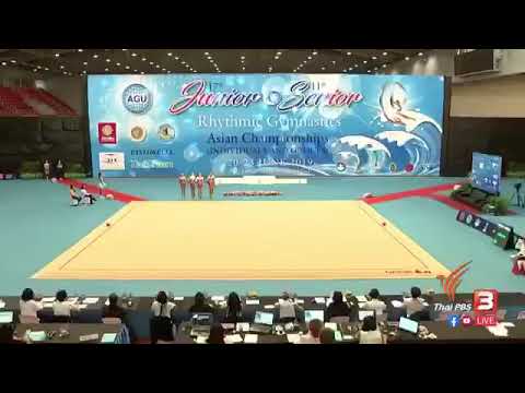 Uzbekistan 5 Balls Final 26.100 - Asian Championships Pattaya 2019