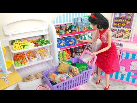 Frozen Elsa Disney Princess Barbie Doll Grocery Store Supermarket Toy