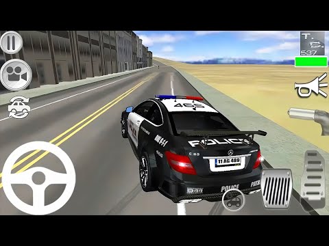 Mercedes S63 Police Car Chase 🚓 Hot Pursuit Simulator 3D | 911 Emergency Game - Android Gameplay