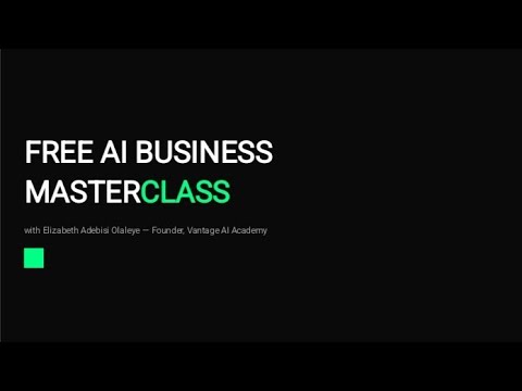 Free AI Business Masterclass video thumbnail