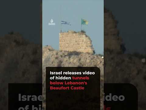 Israel releases video of hidden tunnels below Lebanon’s Beaufort Castle