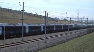 preview picture of video 'Hitachi Class 395 Javelin 12car train on HS1'