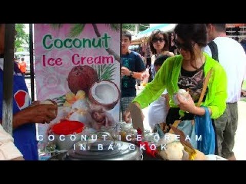 Coconut Ice Cream in Bangkok