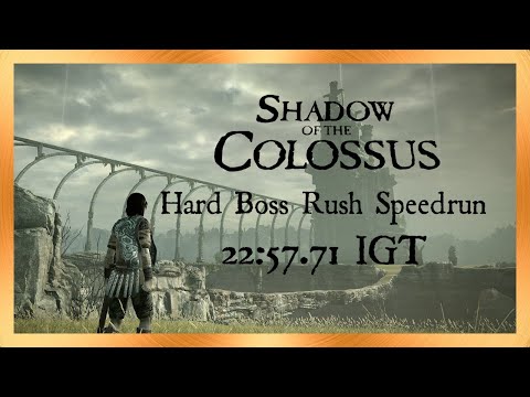 Hard Boss Rush Speedrun - 22:57.71 IGT - Shadow of the Colossus