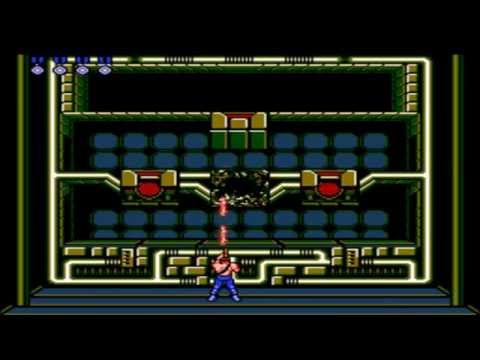 Contra 1 NES Playthrough Laser Run (No Deaths)