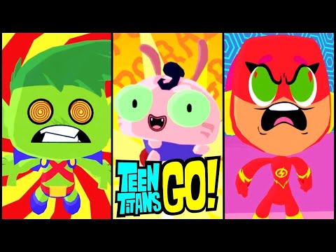 Teen Titans Go Teeny Titans Starflash, Martian Beast Boy, Super Silkie