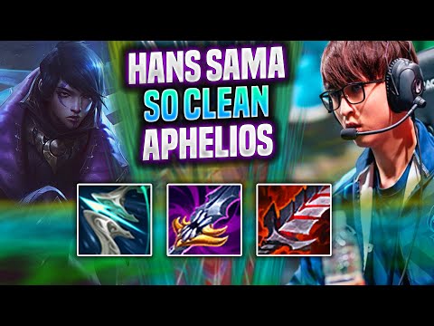 HANS SAMA IS SO CLEAN WITH APHELIOS! - TL Hans Sama Plays Aphelios ADC vs Caitlyn! | Season 2022