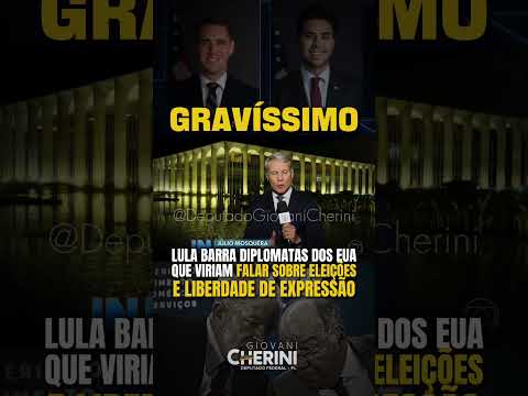 GRAVÍSSIMO: Lula barra diplomatas dos EUA que discutiriam eleições e liberdade