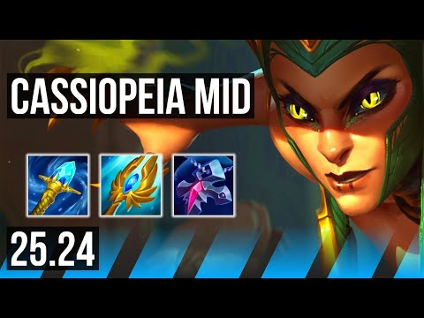 CASSIOPEIA vs YONE (MID) | EUW Master | 25.24