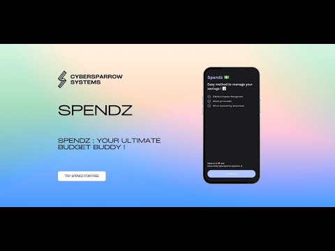 Spendz: Your Budget, Your Way!