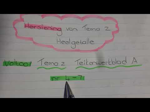 WISKUNDE GRAAD 8: 12 Junie 2020 - periode 3 (12083)