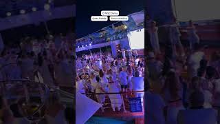 Baila macarena aboard msc divina 🚢 with msc friend cristi manole #macarena #mscdivina #mscfriends