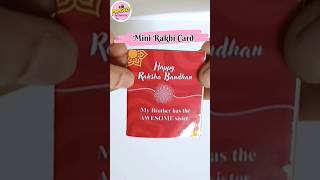 Customised Rakhi Greeting Card | Rakshabandhan Greeting Card for brother| Rakhi Card Ideas #cards