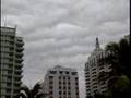 Moving Clouds On South Beach Miami