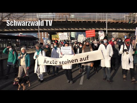 🚨😷 C-Demo Freiburg: "Ärzte stehen auf" und zeigen Gesicht "Der Widerspruch wird immer größer!"