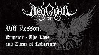 Emperor - The Loss And Curse Of Reverence *WITH TABS* | Guitar Riff Lesson