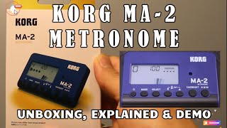 Video thumbnail for Korg MA-2 Metronome Unboxing, Explained & Demo #korg by John-Ace Llera