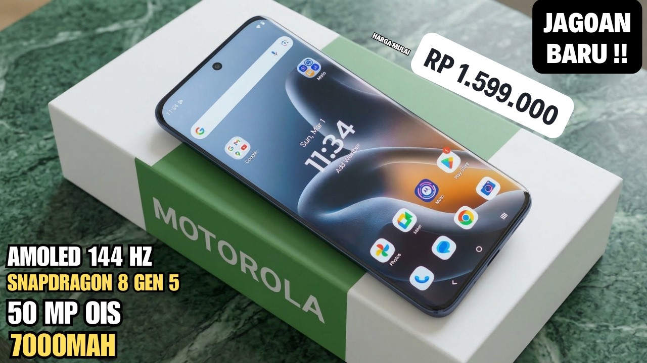 BARU RILIS SEBAGUS INI‼️RAM 12/512GB, 7000mah - HP MOTOROLA TERBARU MARET 2026